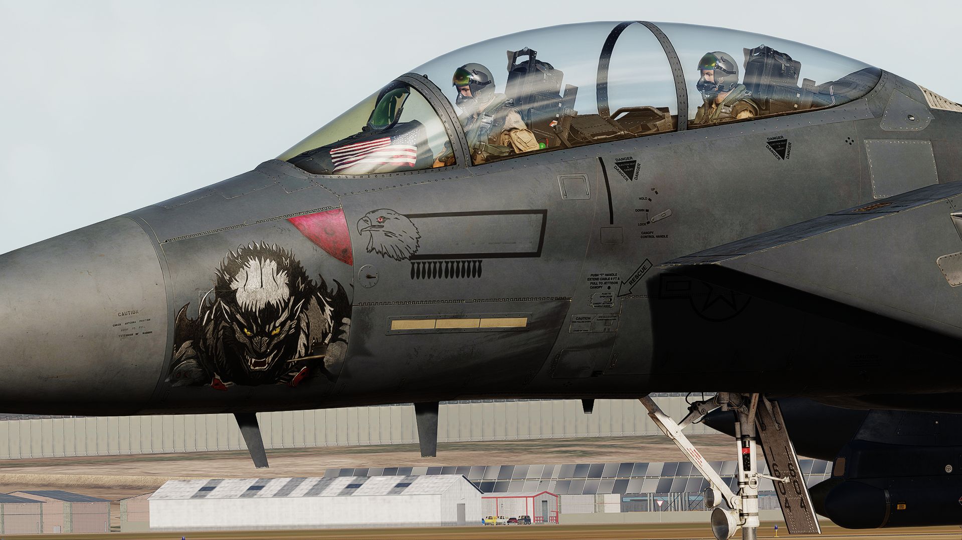 USAF AF91-0604 "EL DIABLO" - 494th "Panthers"  - 2024