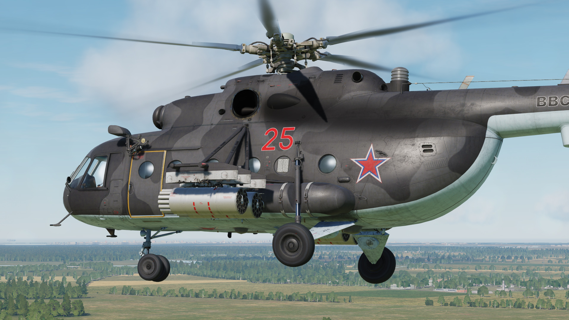 Mi-8 Dark Grey Camo