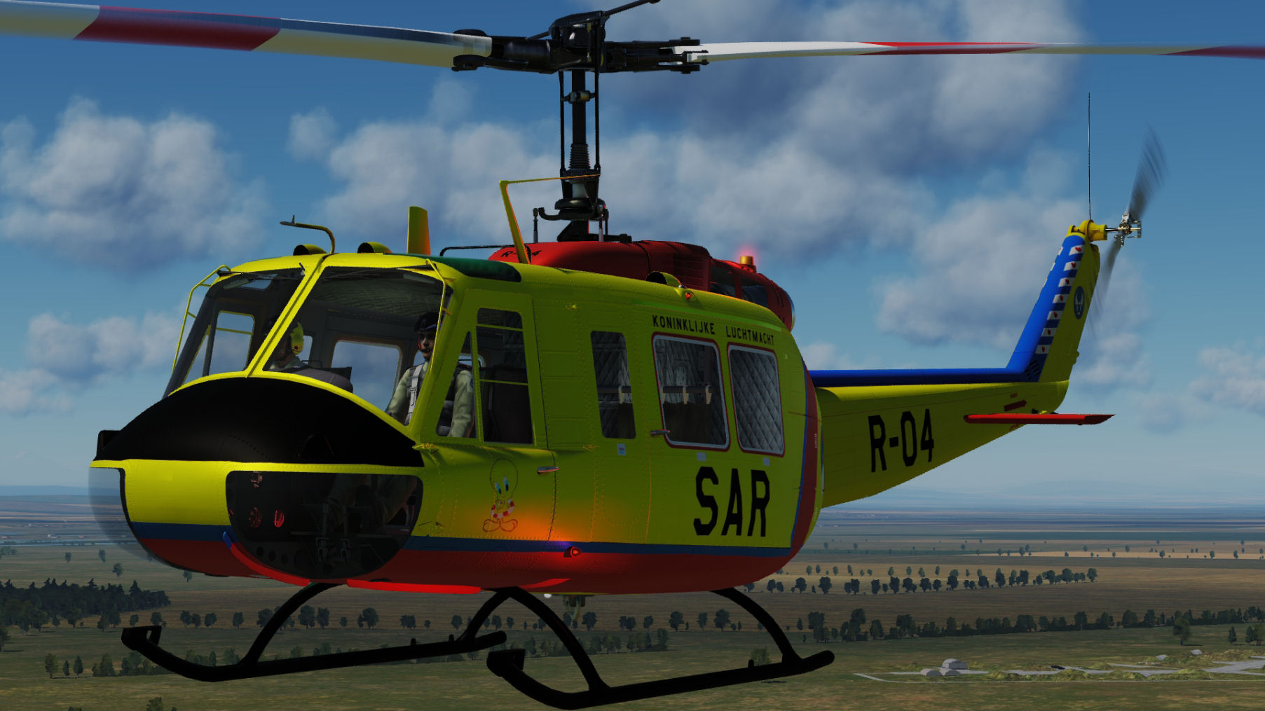 RNLAF 303 Sqn Search and Resque (SAR) R-01, R-02, R-03 and fictional R-04.