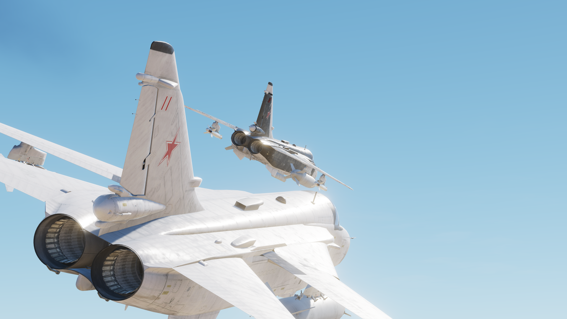 fictional black and white liveries for su-24m