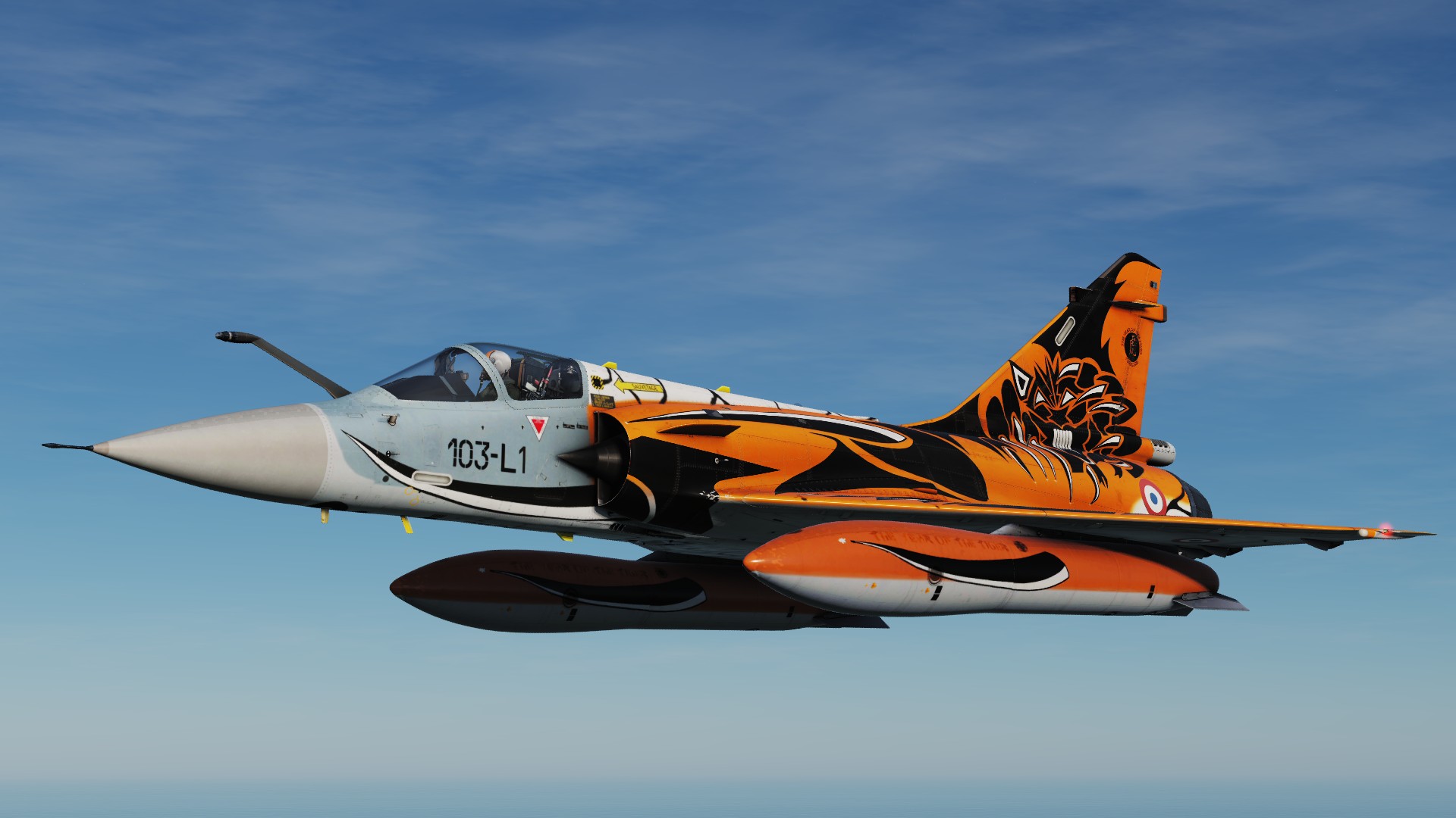 Mirage 2000C Tigermeet 2010 : add tiger tanks