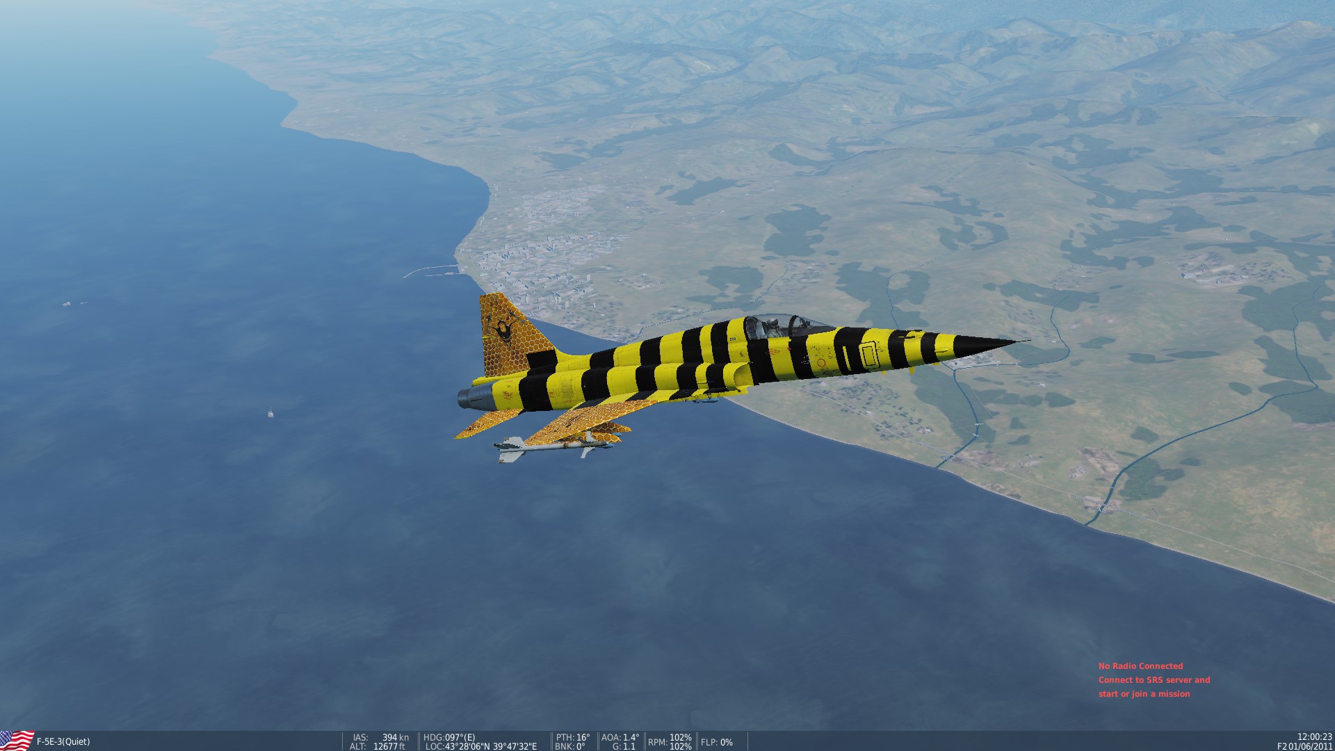 F-5E Bee movie theme