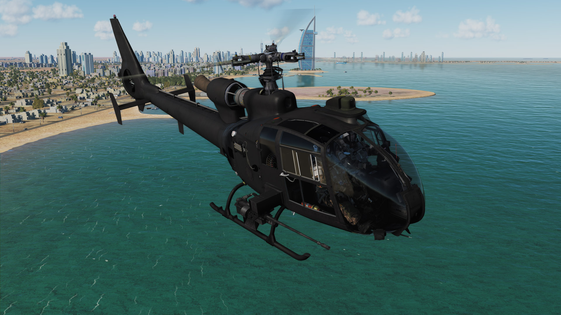 SA342 Gazelle Stealth Black