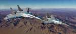 Su-33 Flanker Two Fictional skins: White Knights for USA and Russia V.2.0