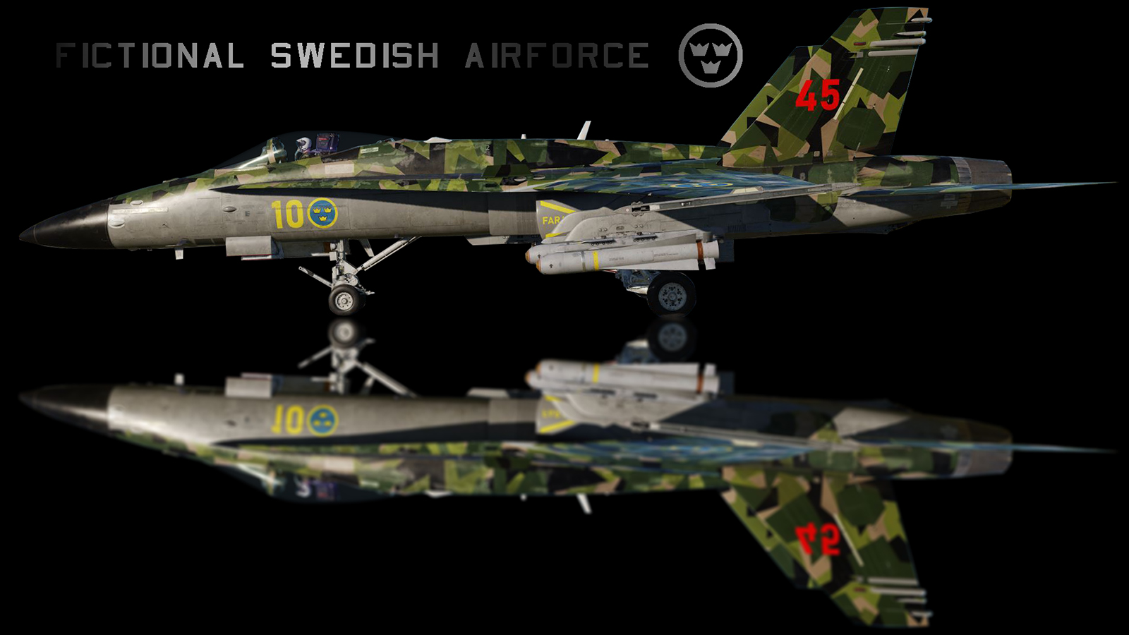 Swedish Air force (fictional skin)