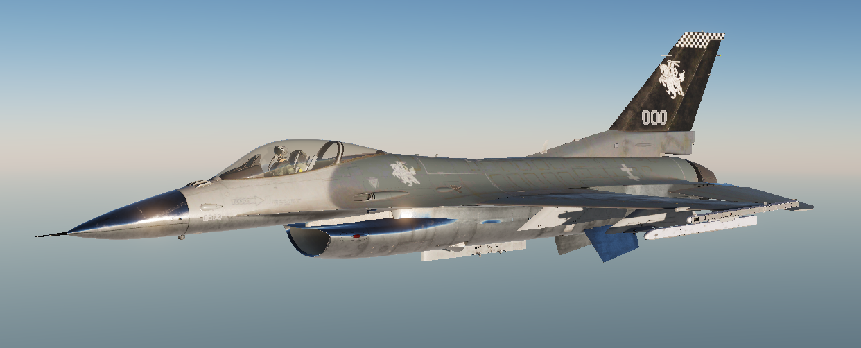 Fictional LTU team livery for F-16