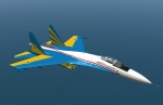Скин "Українські Соколи" для Су-27 3GO 