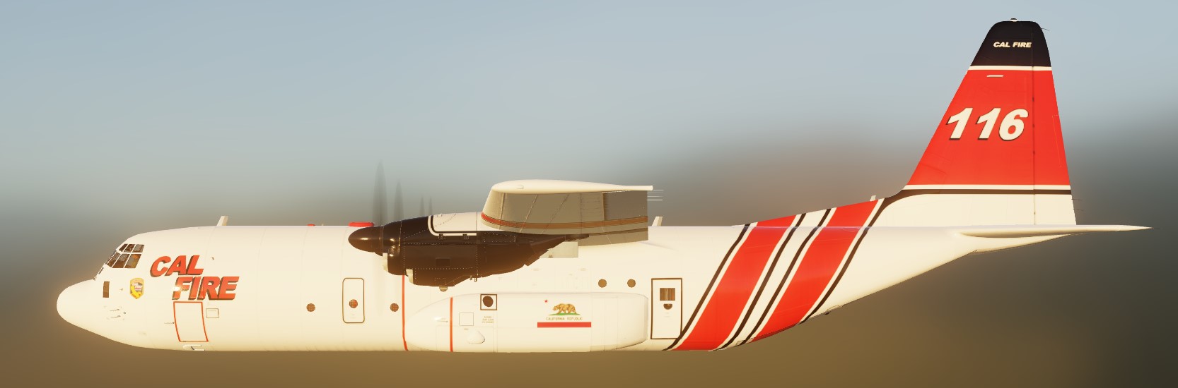 CAL FIRE Livery for Anubis Hercules Mod