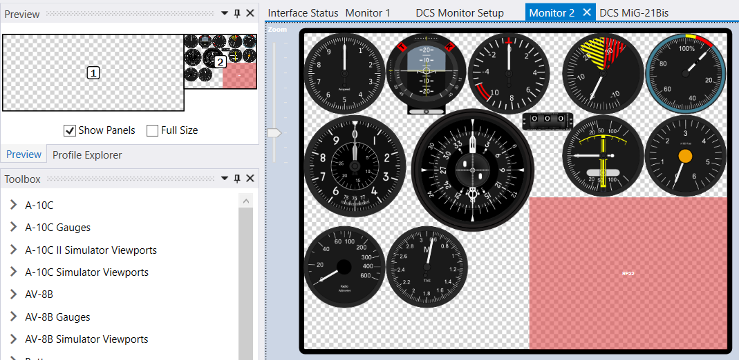 Tango's - MIG-21Bis -  Simple Helios profile - For IPAD or tablet