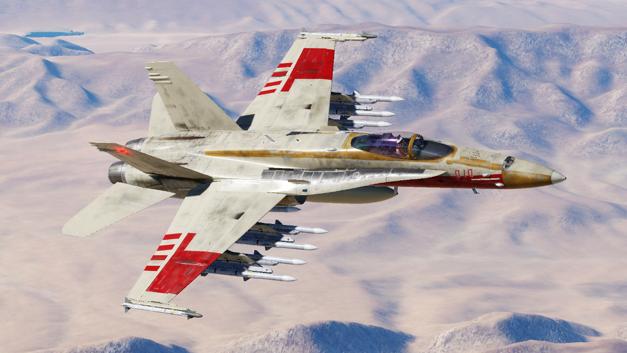 F/A-18C Fictional Livery - Red 4 - John Branon