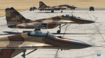 Fictional 64th Aggressor Sqn Mig29A 4x Skinpack Dessert-Brown