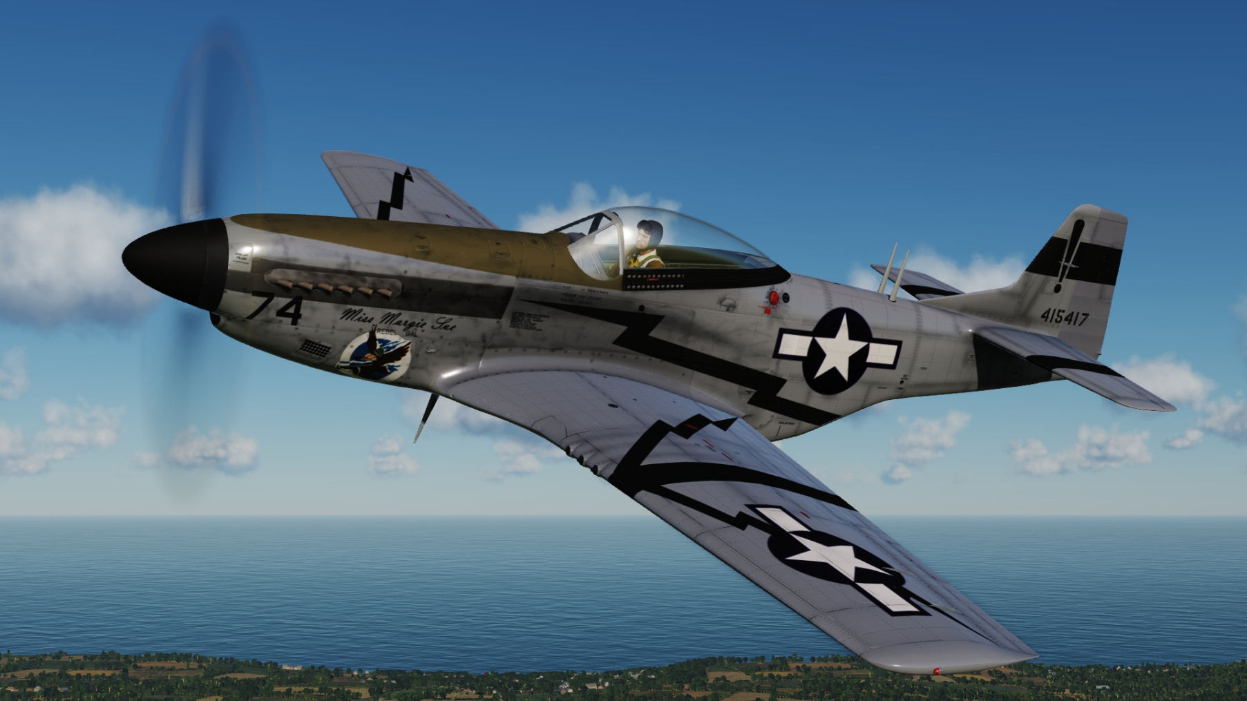 Miss Margie Sue "Rebel Gal" 44-15417 2nd FS, 2nd ACG