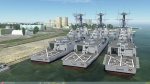 3 ship USS Arleigh Burke Class.