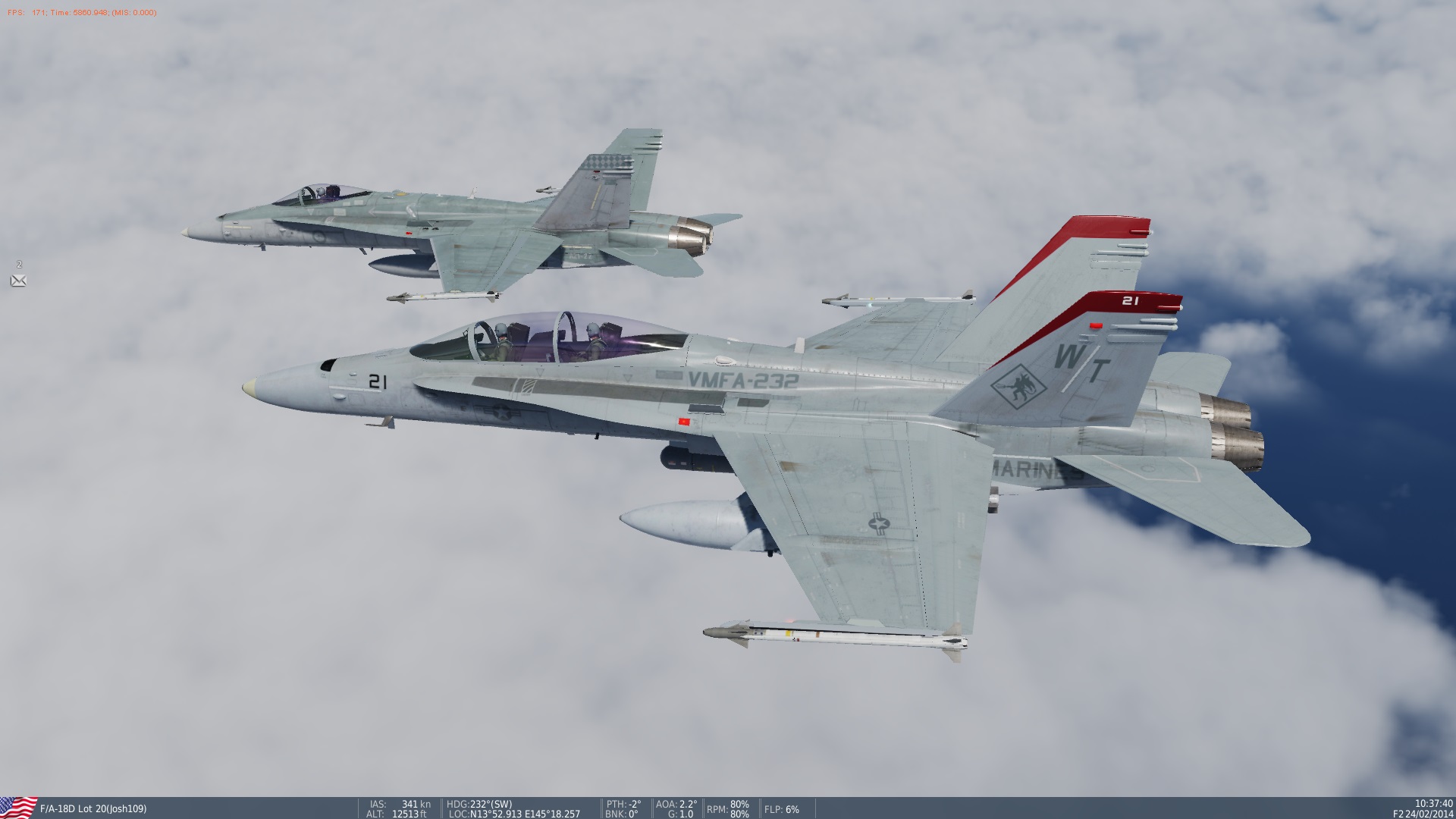 Vmfa Red Reeds F/A-18D VMFA-232 'Red Devils'