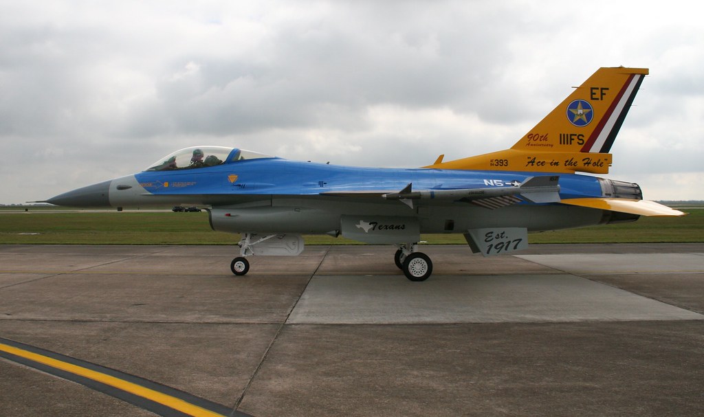 F-16C "Ace In Hole" 90th anniversary Texas ANG
