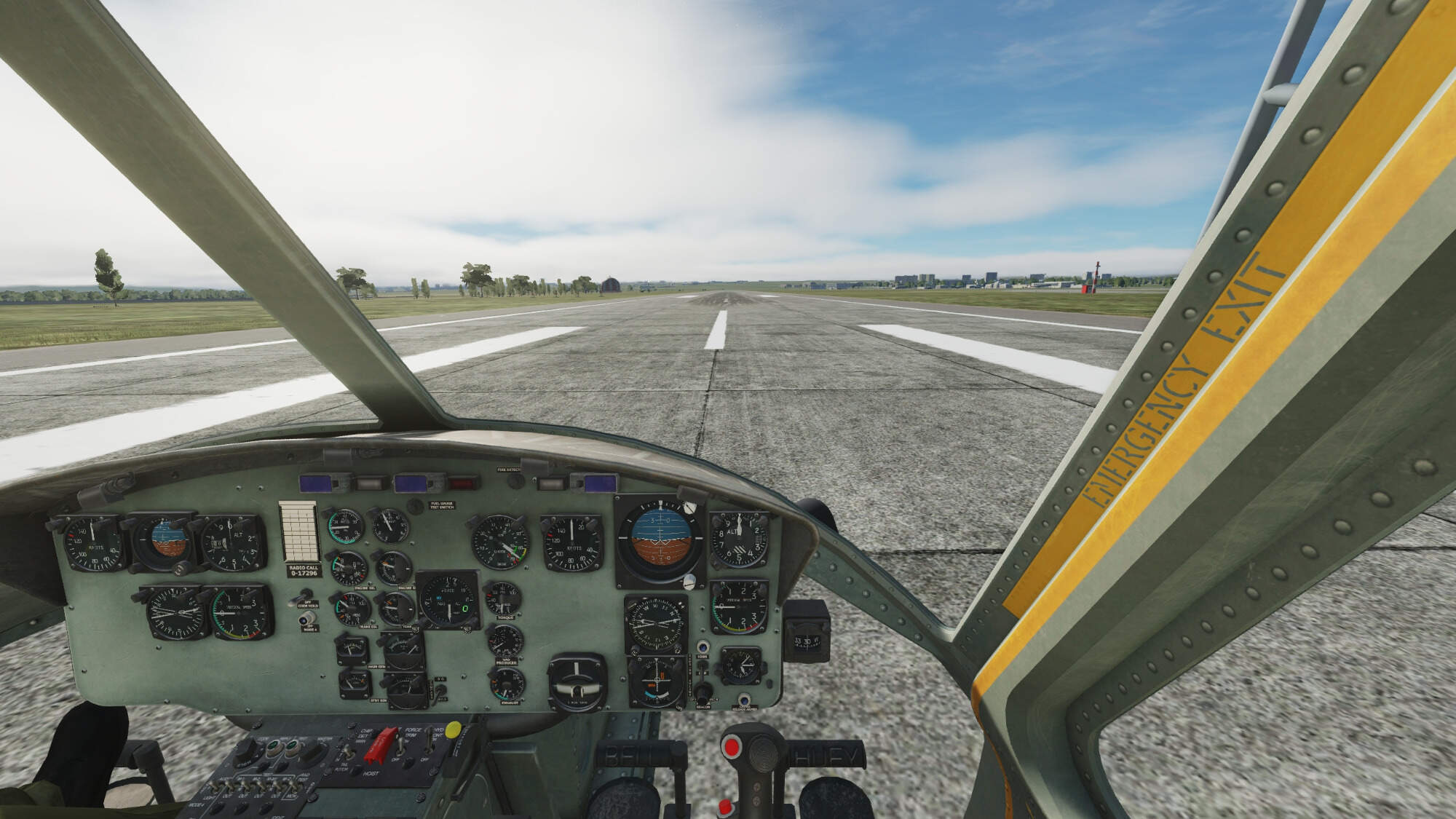 More transparent propeller blades UH-1