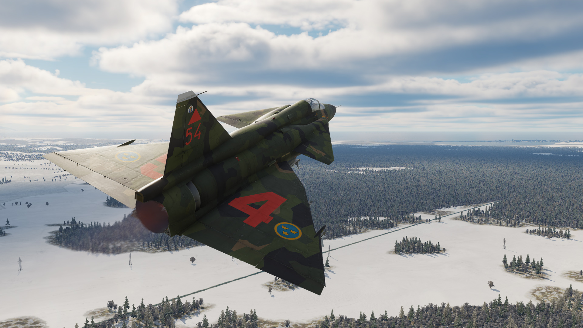 JA-37 - Blekinge Wing 17 - Part 2 (#55, #56, #57) - DCS 2.7