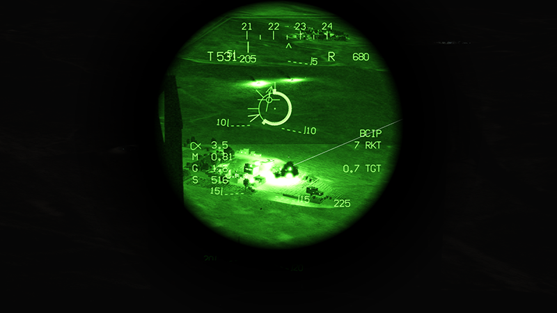 Operation Rescue under Fire - nighttime CAS for a stranded helo