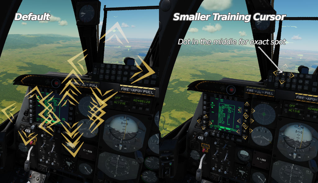 Smaller Training Cursor