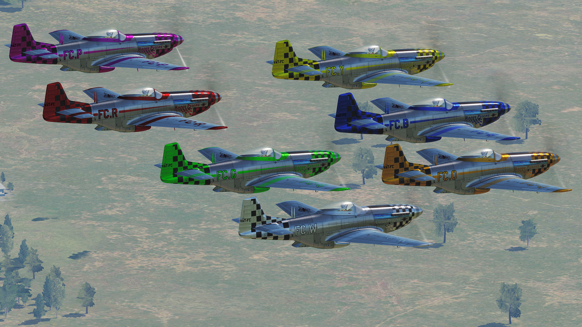 ATLAS P-51D RACER WILD HORSE