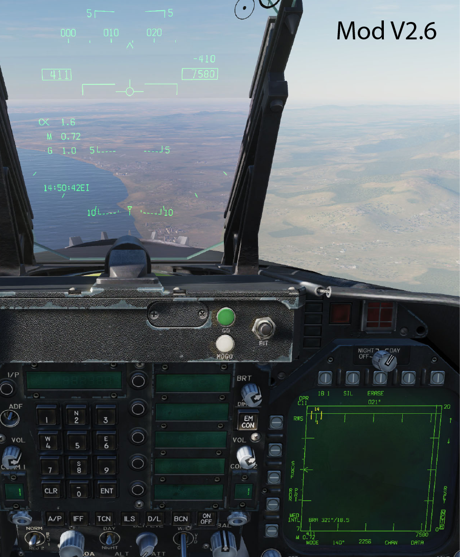 F/A-18C Cockpit Displays - Readability at High Resolution - Updated V2.7