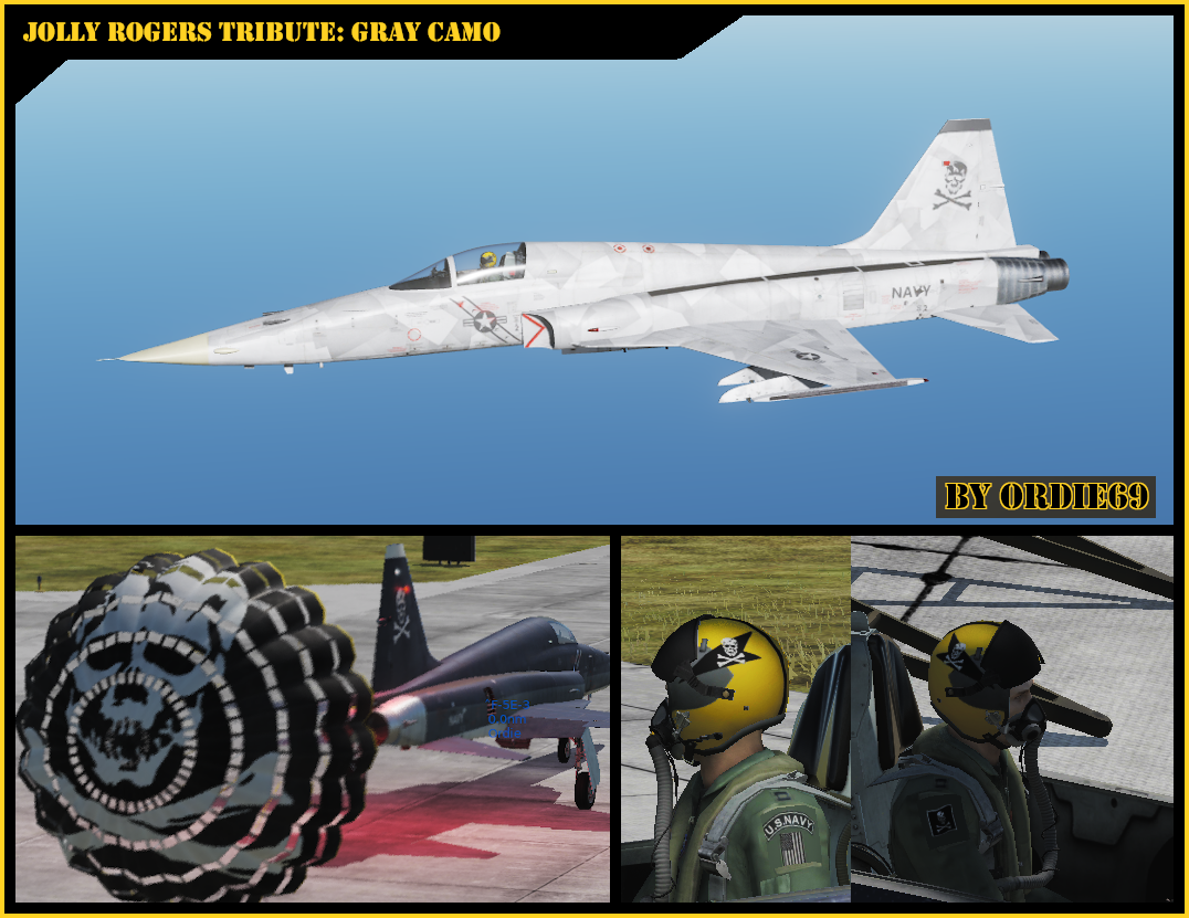 JOLLY ROGERS TRIBUTE: Gray Camo