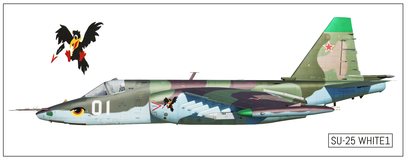 SU-25A WHITE-01 (Skin) (1.6)
