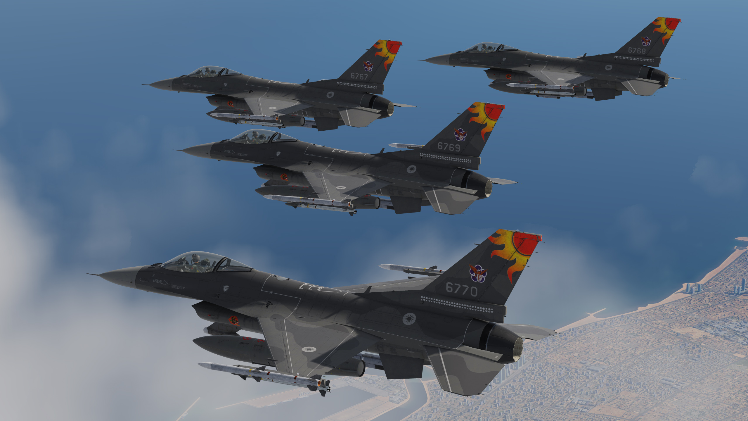 ROCAF F-16 401st TCW 26th TFG Have Glass High vis『Tail Number Fixed』2022/12/20