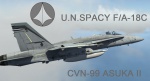 Macross Zero U.N.Spacy F/A-18C ( CVN-99 ASUKA II VMFA-324)Skin （Only use in OLD F-18）