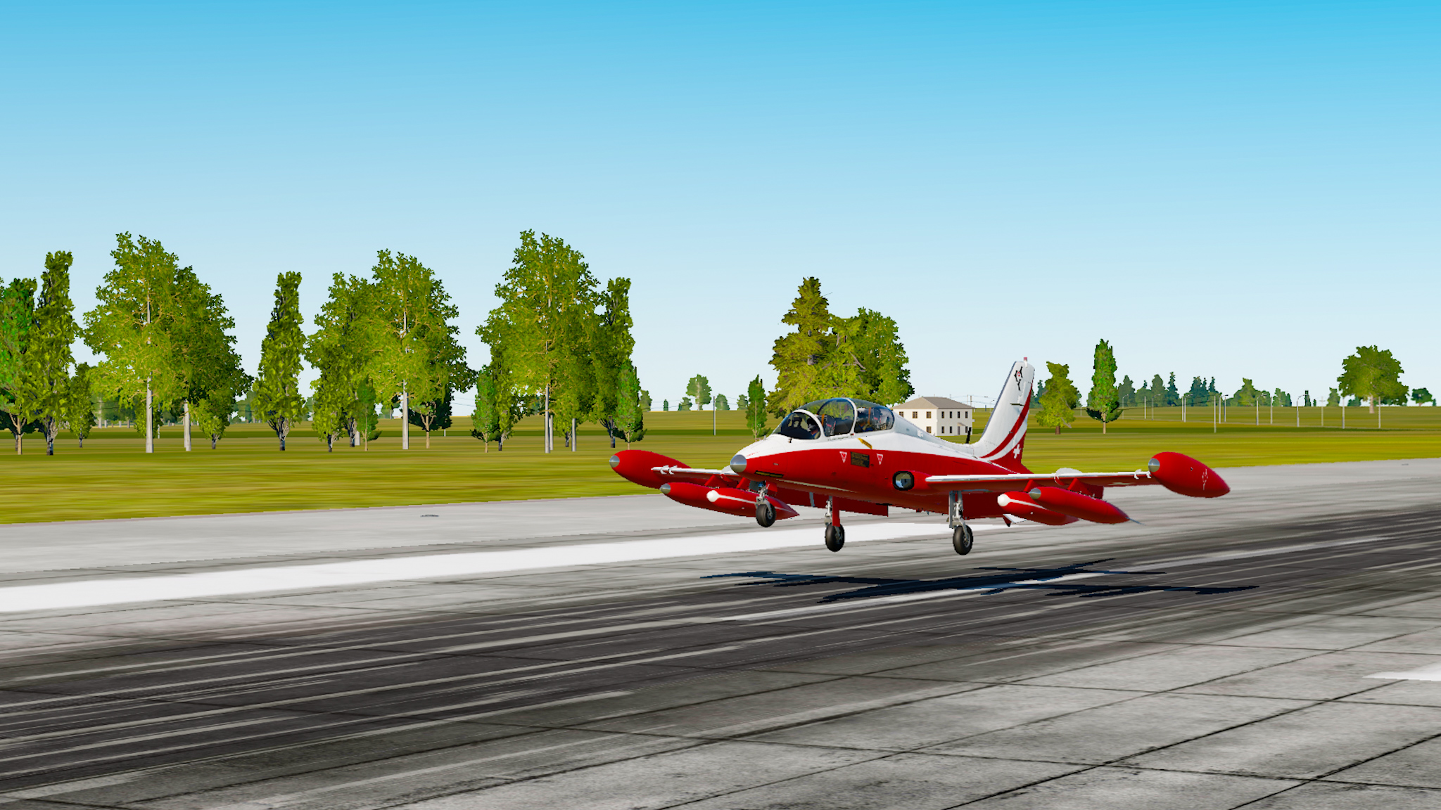 mb339 skin Swiss patrol fictional
