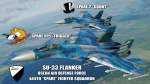 Ace Combat - Osean Air Defense Force 444th “Spare” Fighter Squadron SU-33 Flanker