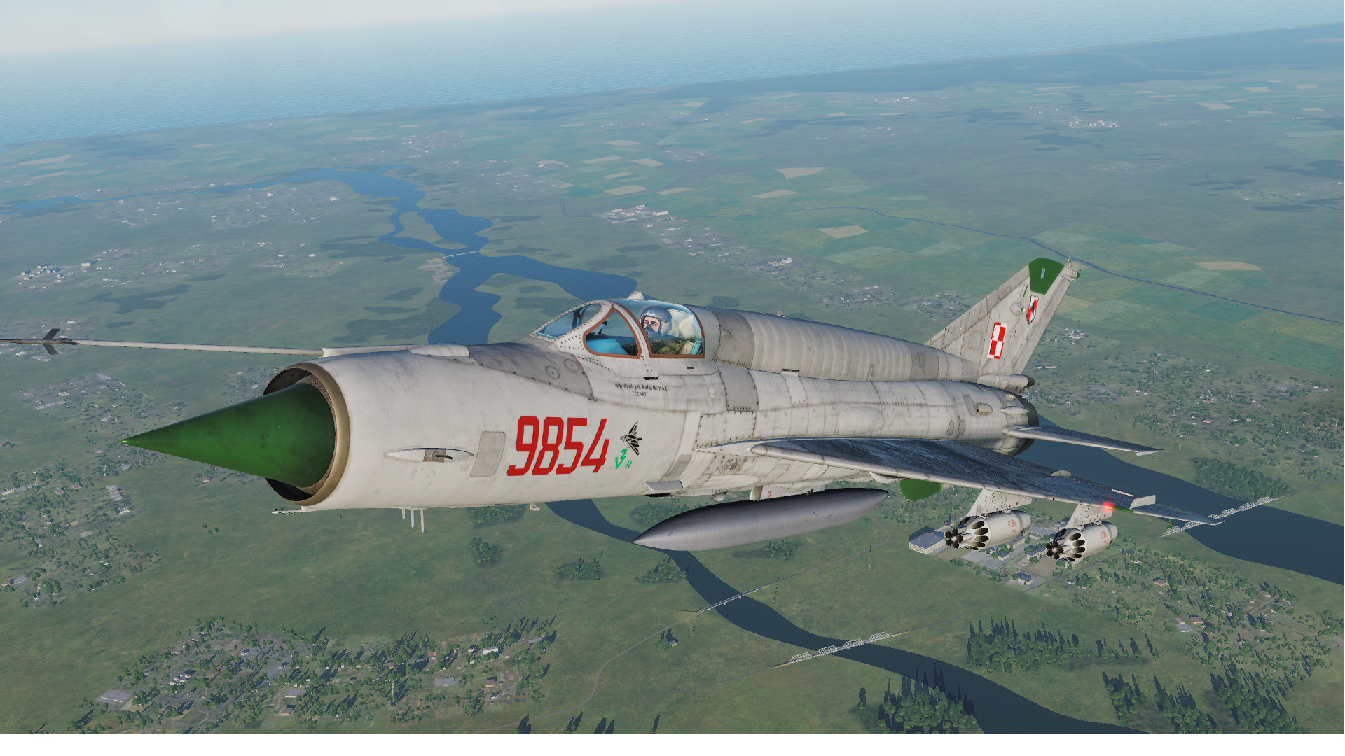 MiG-21bis Polish Air Force 3.elt Poznan