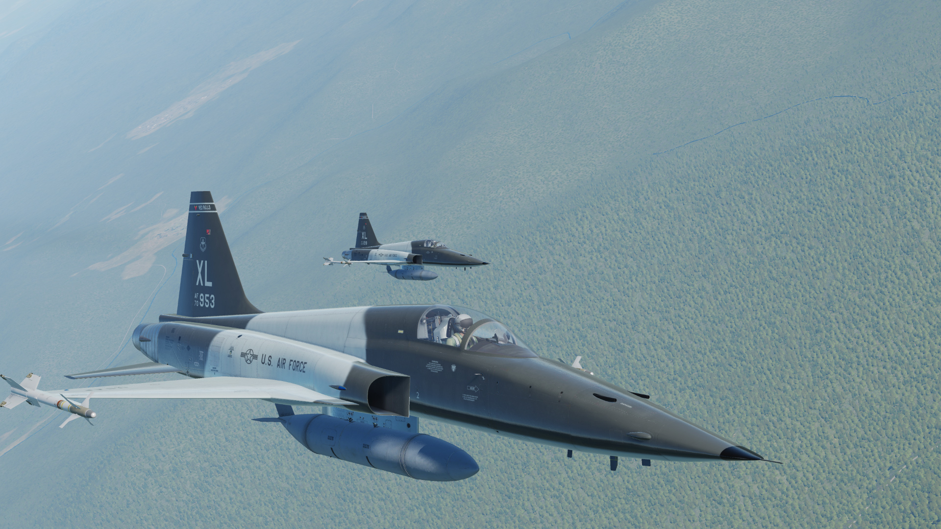 T-38 style F-5E 2 pack.  87th Flying Training Squadron, 47th Flying Training Wing, Laughlin AFB, TX. 