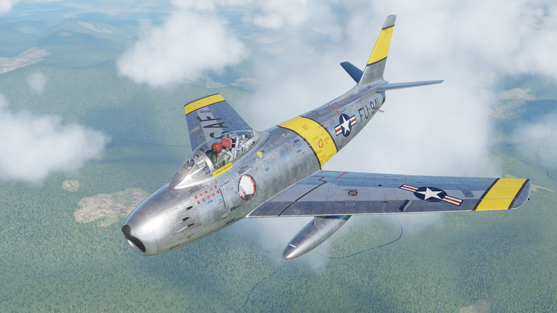 F-86 Sabre Col. James K. Johnson, 4th FW, 335th FIS