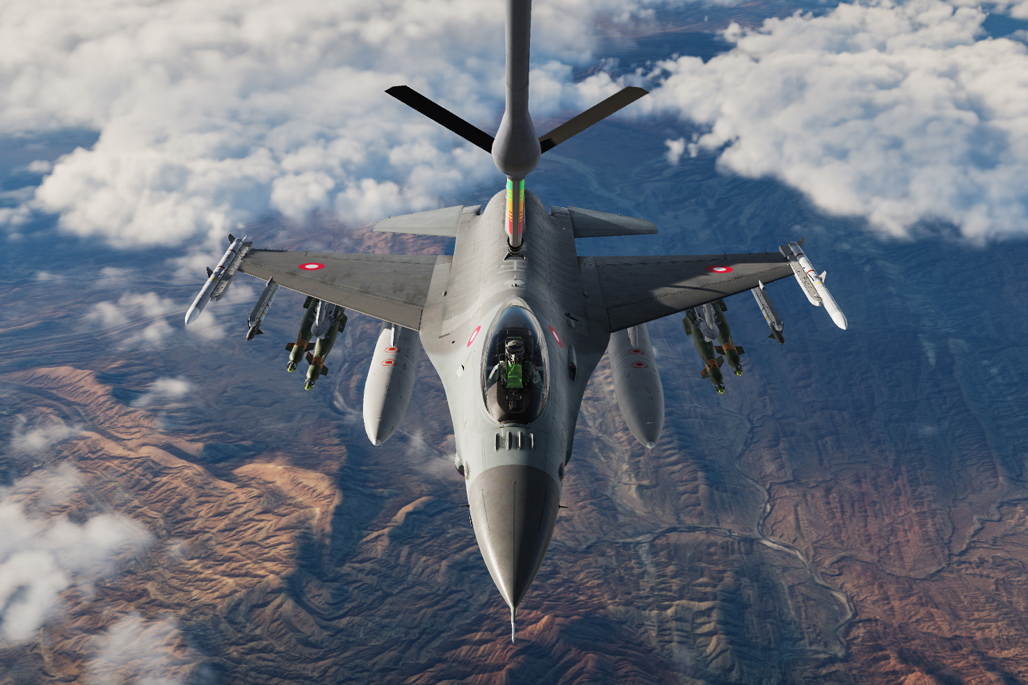 Engineering Rdaf RDAF F-16A block 20 MLU E-070 (Controlled Ejection)