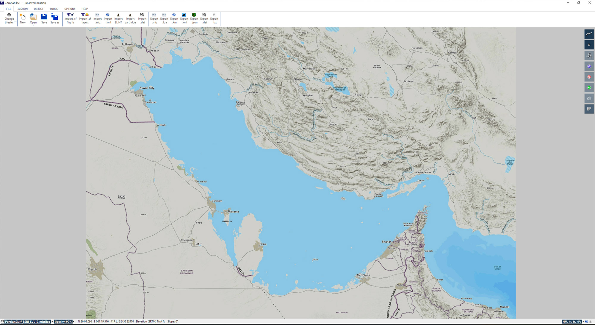 ESRI Persian Gulf TopoMap Level 12 - CombatFlite