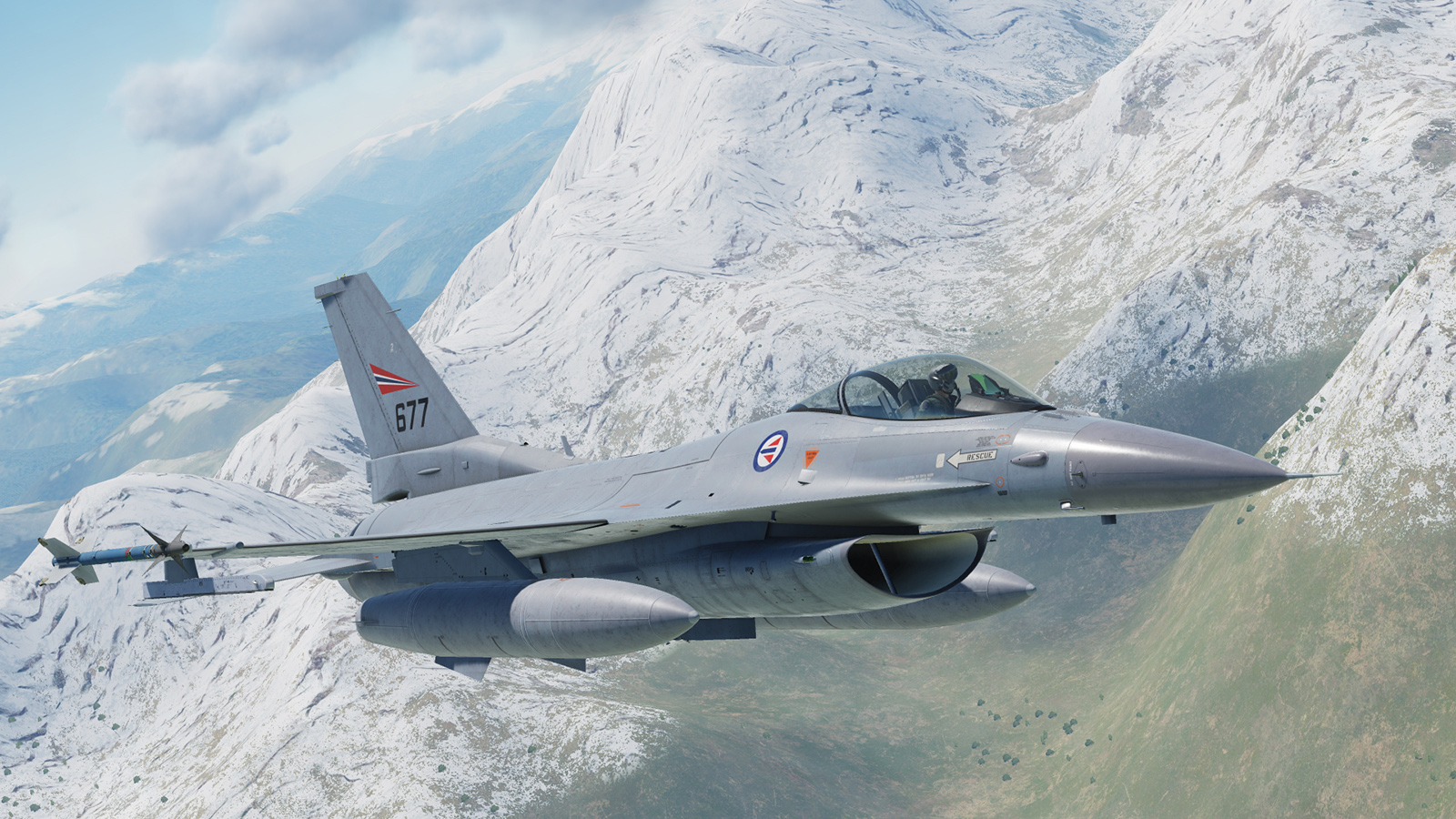 F-16C - RNoAF - 677 - FLO