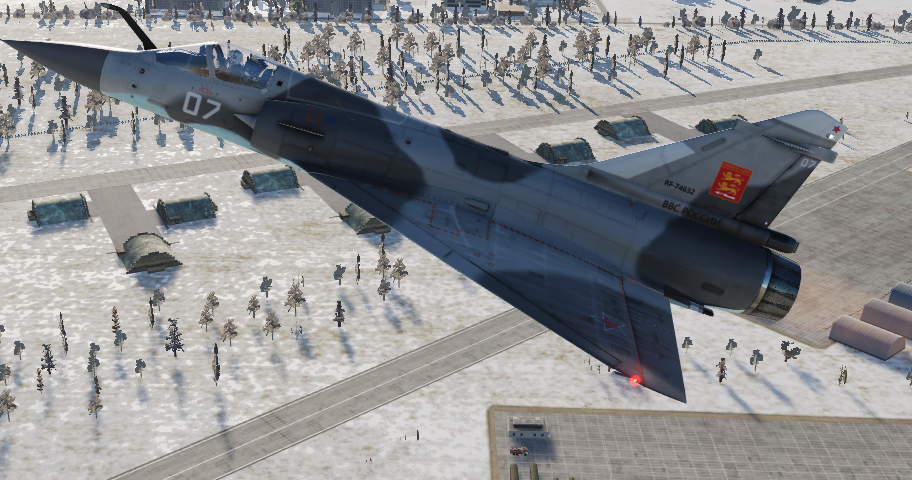 Mirage 2000 Fictional russian livery, french type drift
