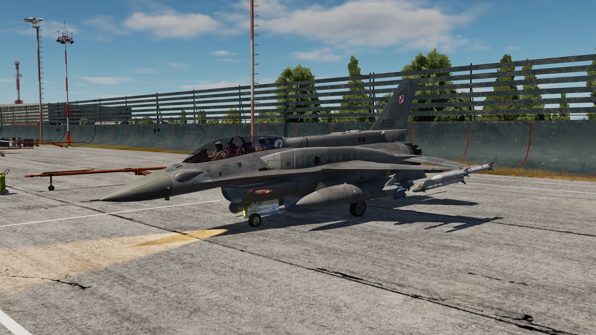 Polish Air Force F-16D 4076-4087 (LAHAK Sufa Mod) by Valium1994 and Gunfighter06 [v.1] 