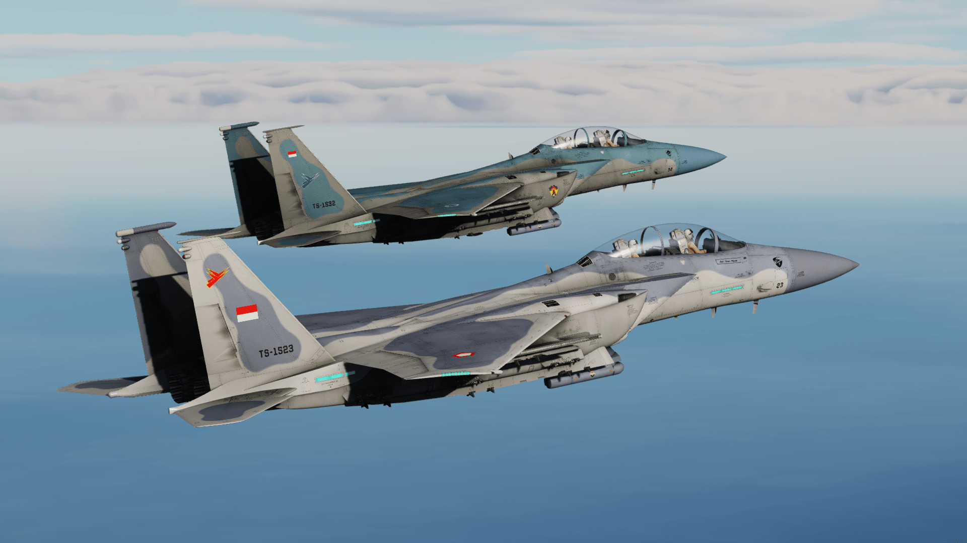 Indonesia Air Force F-15EX (Fictional) - F-15EX Eagle II (FC3) Mod