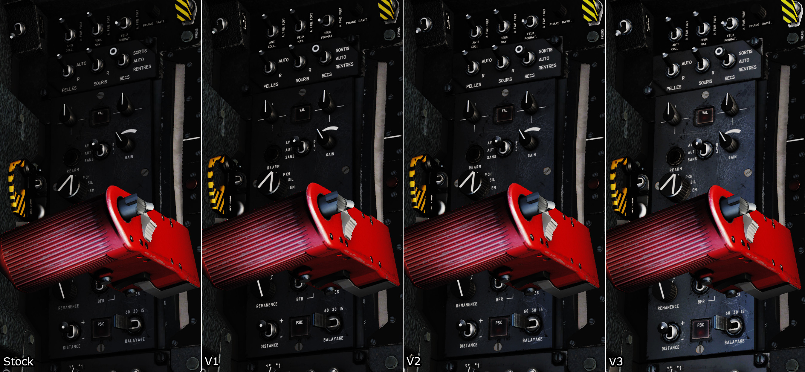 M-2000C English Clearer Cockpit Mod