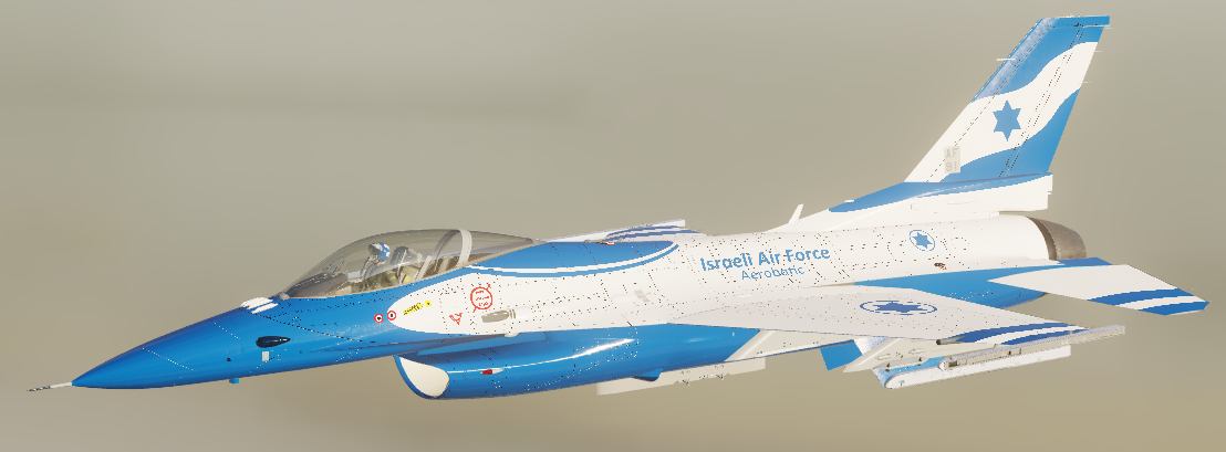 Kanaf-1 aerobatic team livery (F-16c)