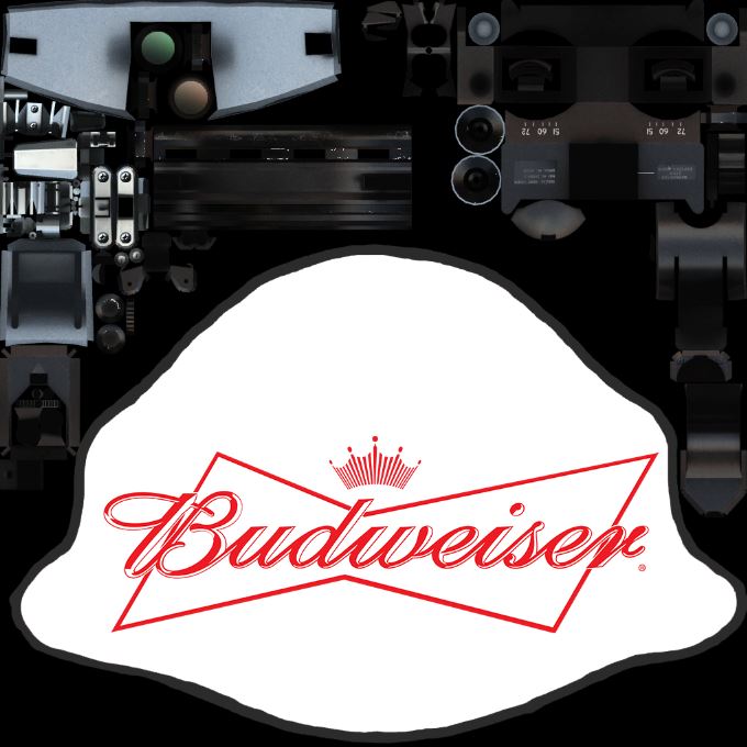 AV-8B Helmet Budweiser