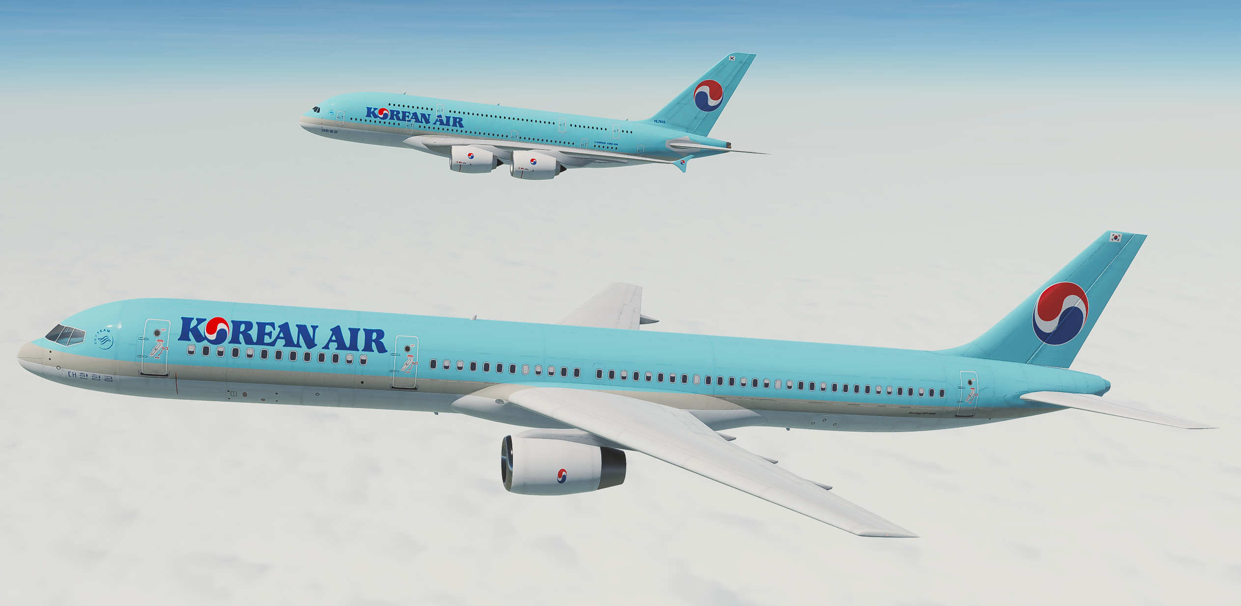 Korean Air   Boeing 757-200 for Civil Aircraft Mod.