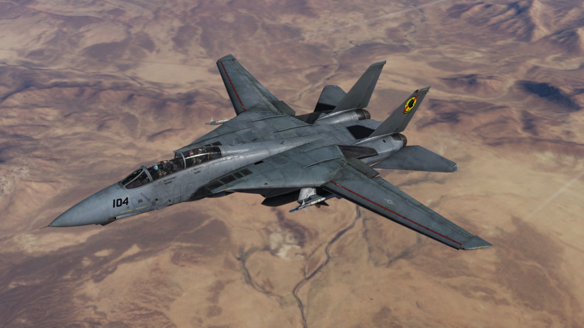 VF-213 Iceman and Slider TOP GUN (1986) BY GIZMO