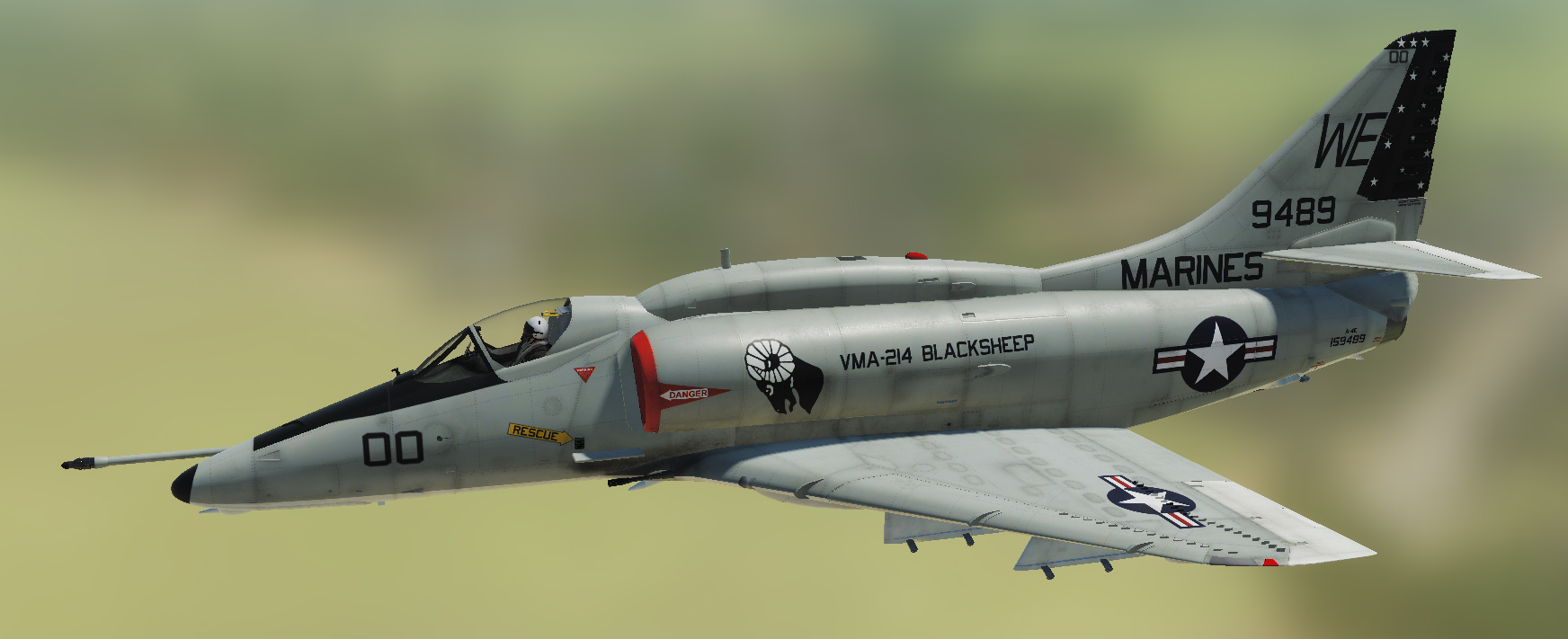 A-4E: VMA-214 "Black Sheep" Skin Pack