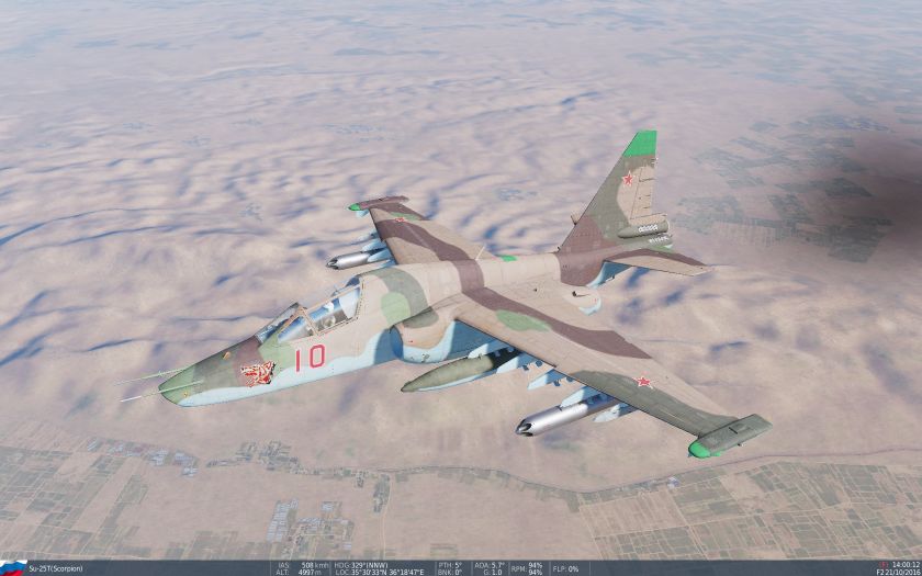 SU-25T arid scheme (with noseart, semi-fictional)