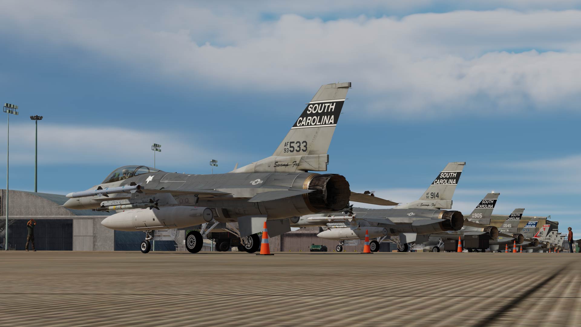 South Carolina ANG 157th FS 'Swamp Foxes' Line Jet 2-Pack