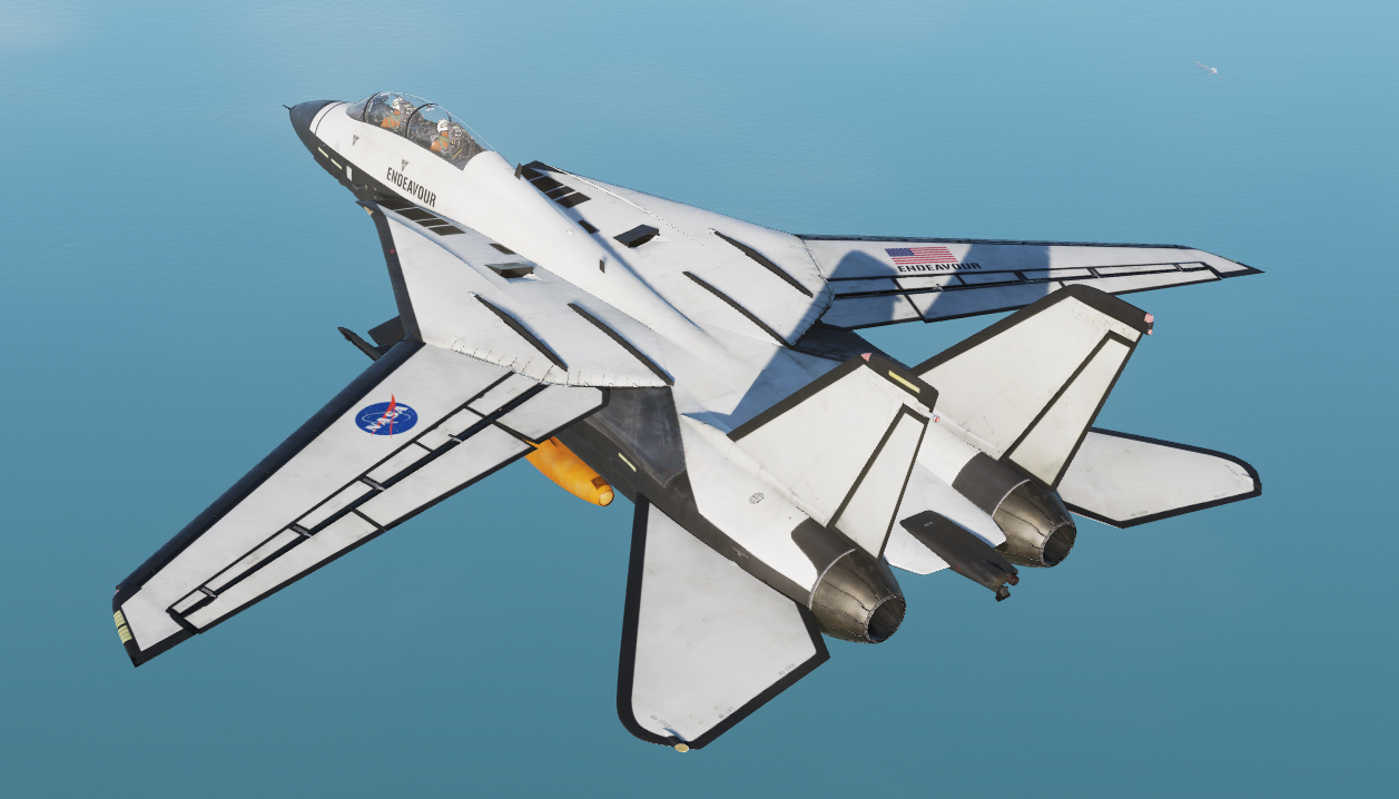 F14 Tomcat - Endeavour Space Shuttle