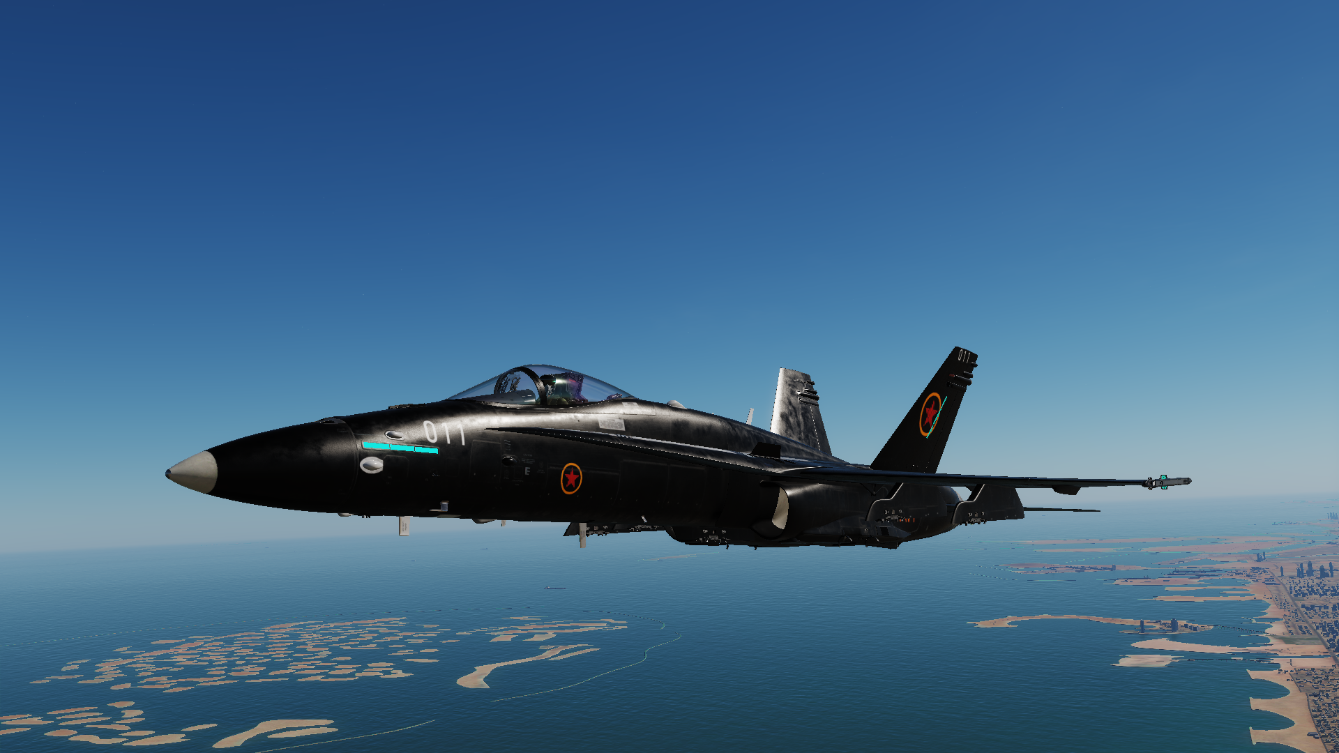 Fictional Mig-30s skin for F/A-18C